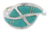 Sterling Silver Turquoise Southwest Ring Size 5-1/4 WX40924